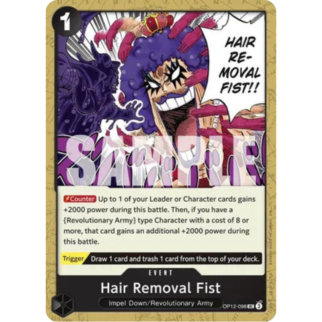 Hair Removal Fist (OP12-098) - Legacy of the Master