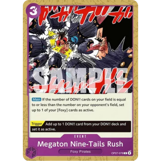 Megaton Nine-Tails Rush (OP07-078) - 500 Years in the Future