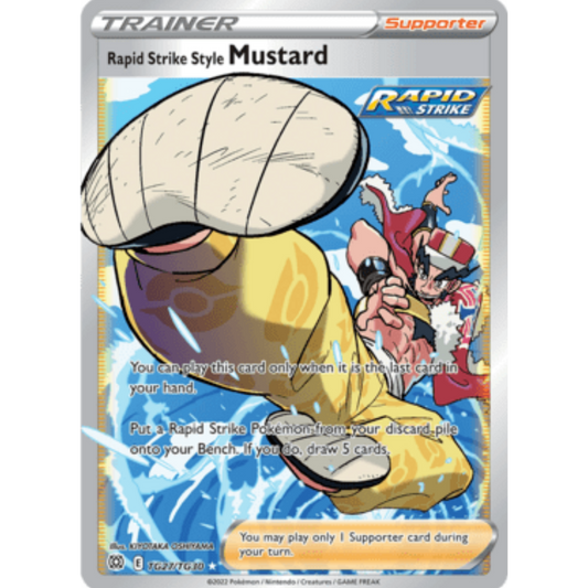 Rapid Strike Style Mustard (TG27/TG30) [Sword & Shield: Brilliant Stars]