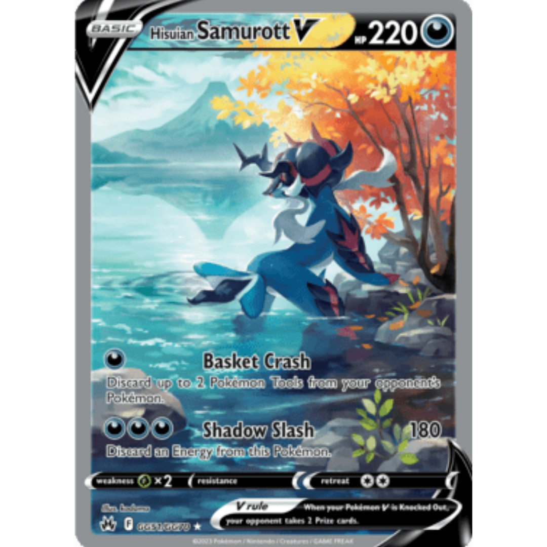 Hisuian Samurott V (GG51/GG70) [Sword & Shield: Crown Zenith]