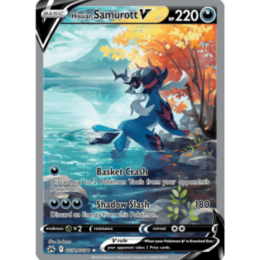 Hisuian Samurott V (GG51/GG70) [Sword & Shield: Crown Zenith]