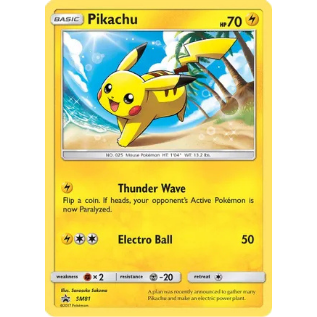 Pikachu SM81  - Holofoil SM Promos - Promo