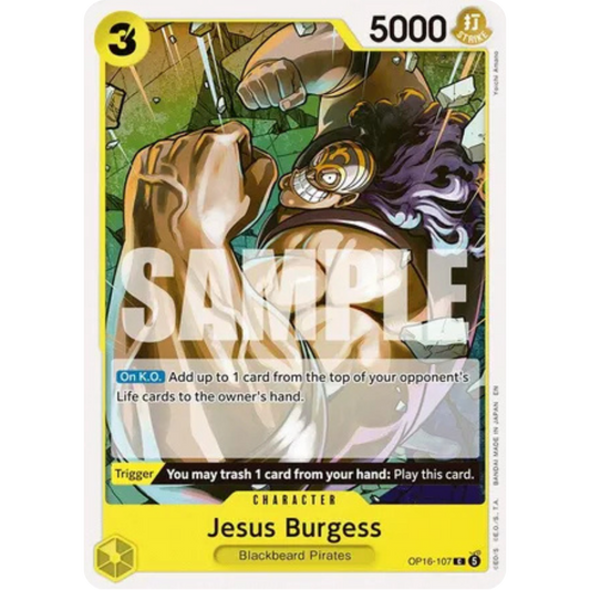 Jesus Burgess (OP16-107) - The Time of Battle
