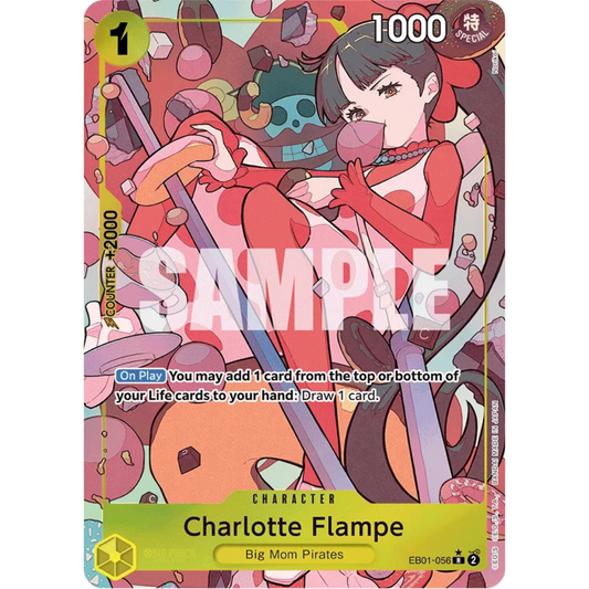 Charlotte Flampe (Alternate Art) (EB01-056) - Extra Booster: Memorial Collection Foil