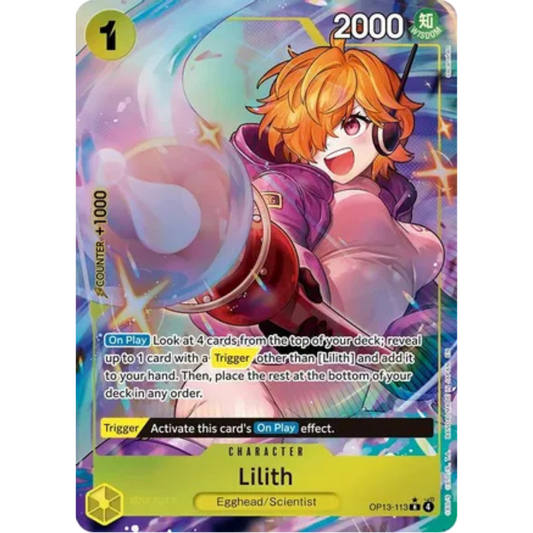 Lilith (Alternate Art) (OP13-113) - Carrying On His Will Foil