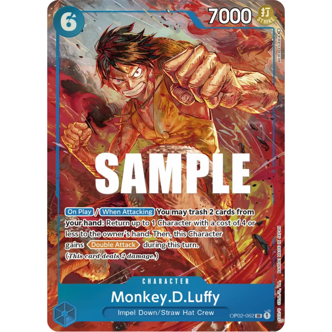 Monkey.D.Luffy (062) (Alternate Art) (OP02-062) - Paramount War Foil