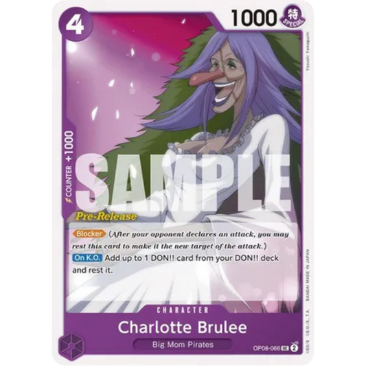 Charlotte Brulee (OP08-066) - Two Legends Pre-Release Cards