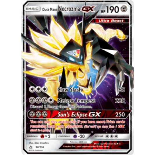 Dusk Mane Necrozma GX (90/156) [Sun & Moon: Ultra Prism]