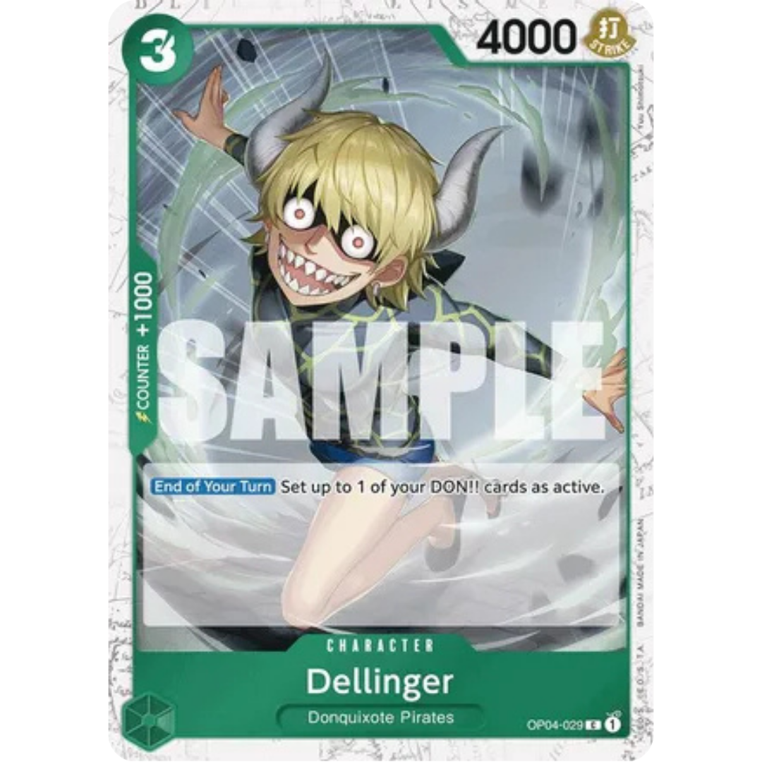 Dellinger (Jolly Roger Foil) (OP04-029) - Premium Booster -The Best- Foil