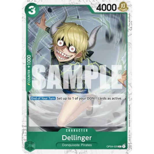 Dellinger (Jolly Roger Foil) (OP04-029) - Premium Booster -The Best- Foil