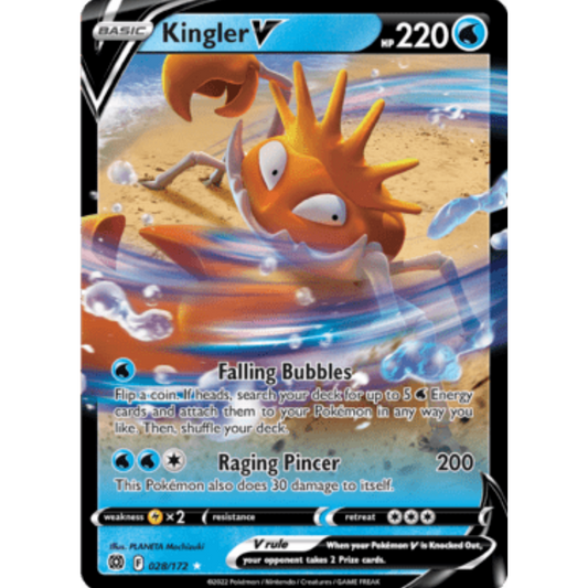 Kingler V (028/172) [Sword & Shield: Brilliant Stars]
