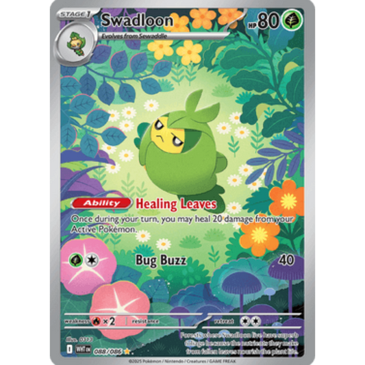 Swadloon 088/086  - Holofoil SV White Flare - Illustration Rare
