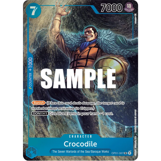 Crocodile (067) (Parallel) (OP01-067) - Romance Dawn Foil