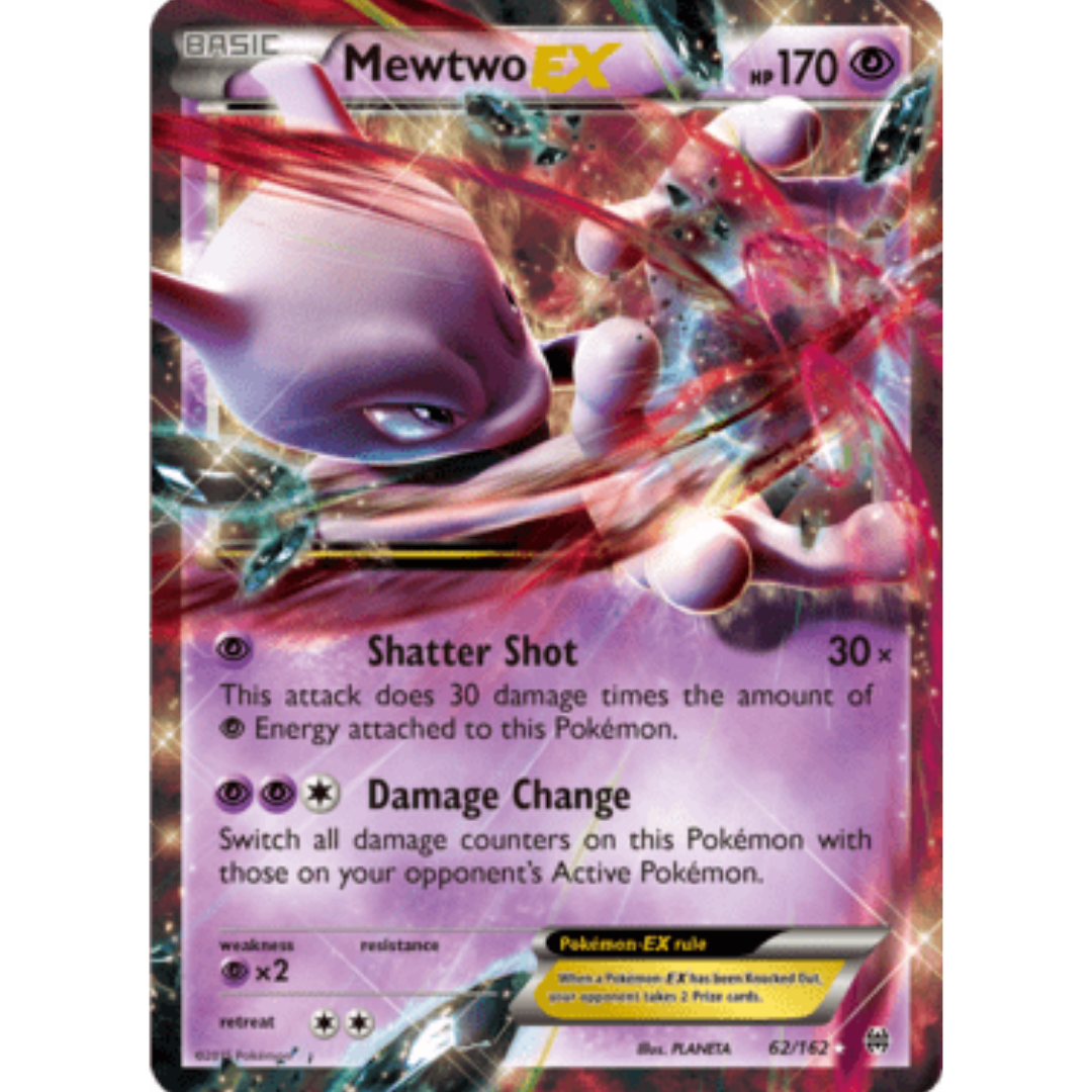 Mewtwo EX (62) 062/162  - Holofoil XY  BREAKthrough - Ultra Rare