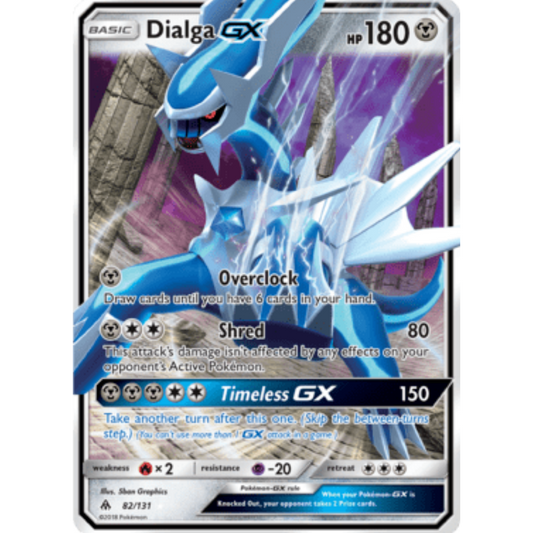 Dialga GX (82/131) [Sun & Moon: Forbidden Light]