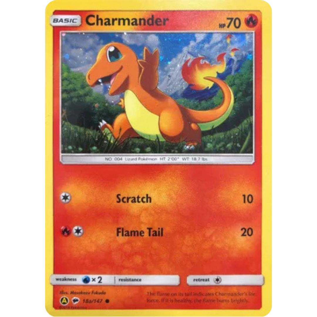 Charmander 18a/147  - Holofoil Alternate Art Promos - Promo