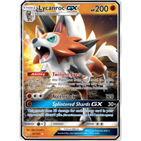 Lycanroc GX (82/181) [Sun & Moon: Team Up]
