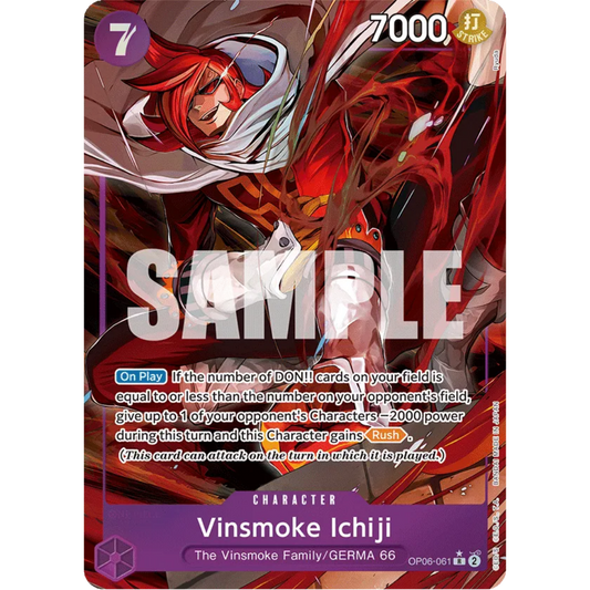 Vinsmoke Ichiji (061) (Alternate Art) (OP06-061) - Wings of the Captain Foil
