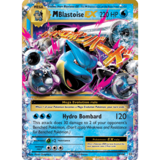 M Blastoise EX 022/108  - Holofoil XY  Evolutions - Ultra Rare