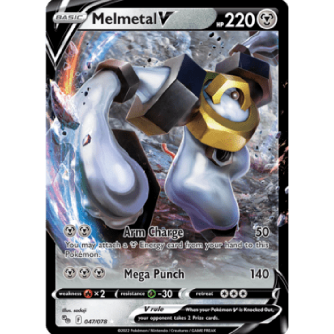 Melmetal V 047  - Holofoil Pokemon GO - Ultra Rare