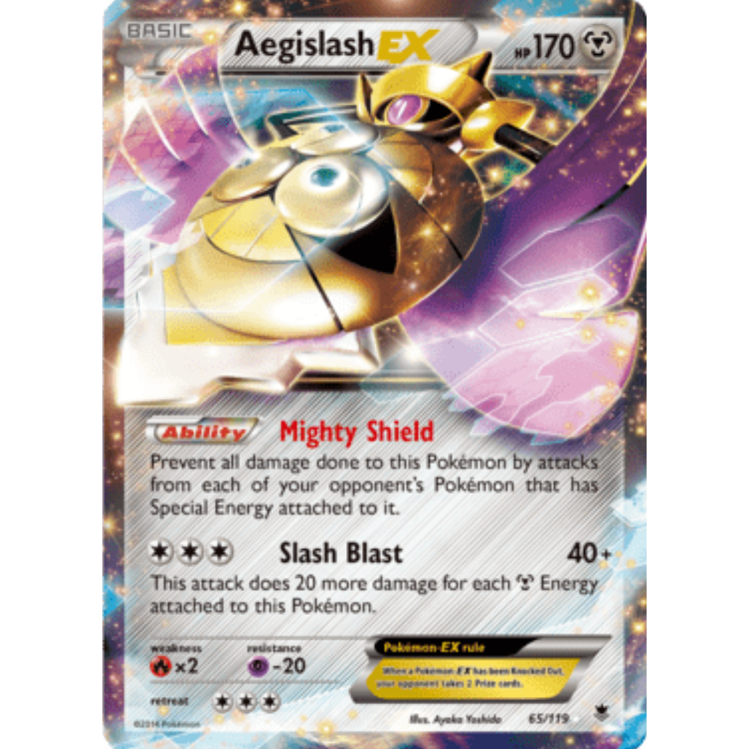 Aegislash EX 065/119  - Holofoil XY  Phantom Forces - Ultra Rare