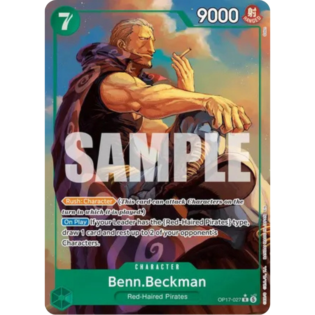 Benn.Beckman (Alternate Art) (OP17-027) - The World's Strongest Warriors Foil