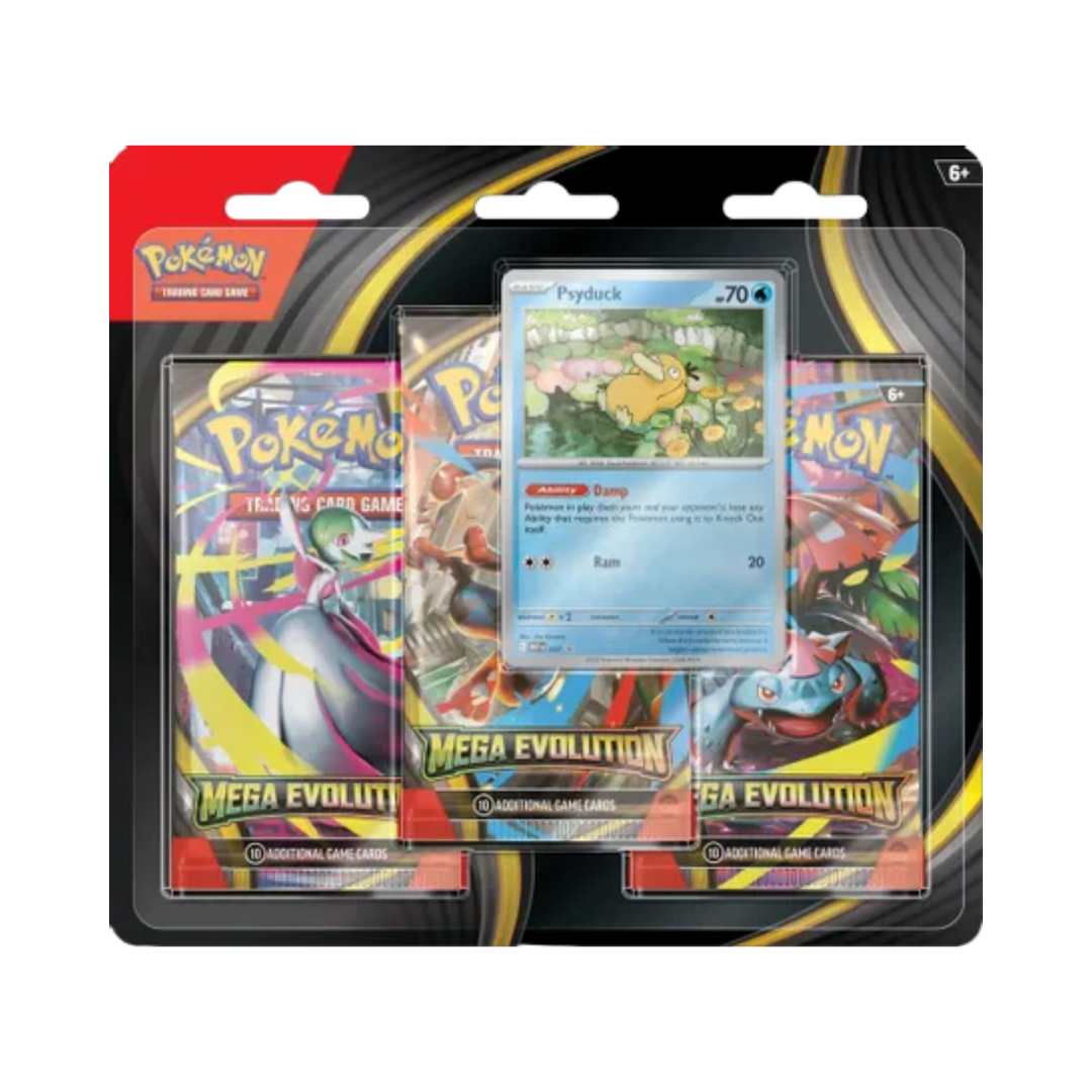 Mega Evolution 3 Pack Blister [Psyduck]