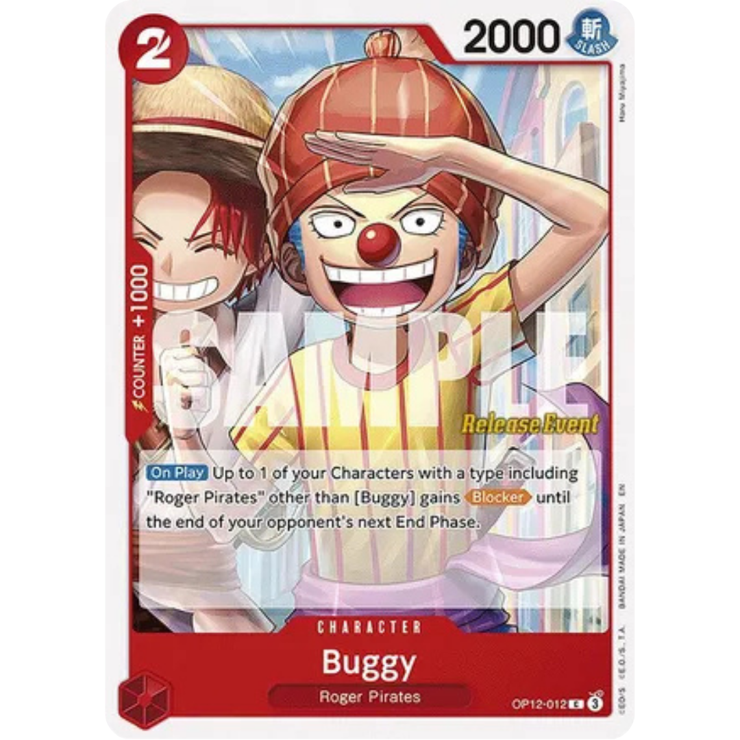 Buggy (012) (OP12-012) - Legacy of the Master Release Event Cards