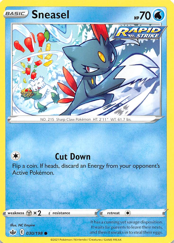 Sneasel 030  SWSH06 Chilling Reign - Common