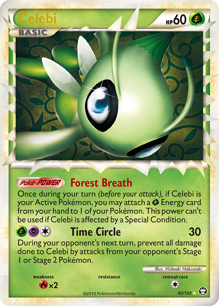 Celebi (Prime) 092  - Holofoil Triumphant - Ultra Rare