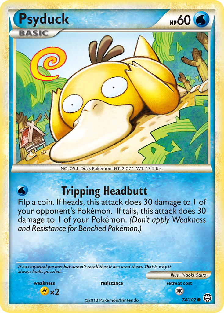 Psyduck 074  Triumphant - Common