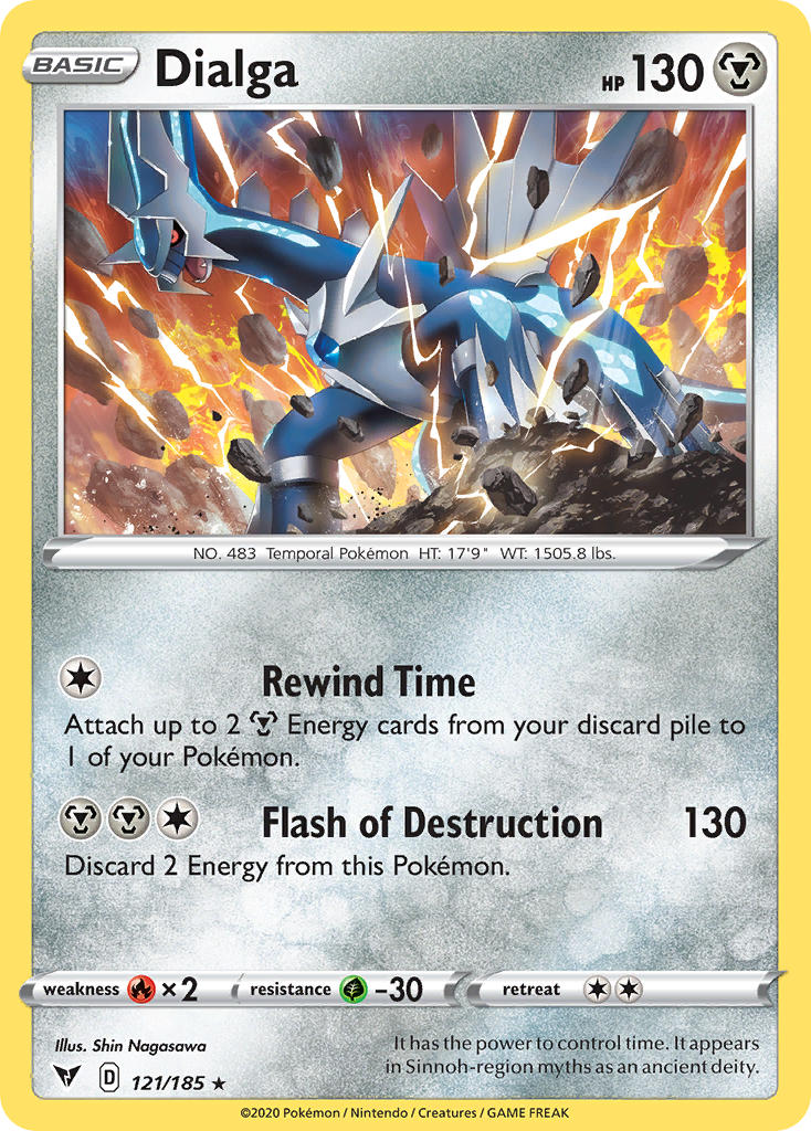 Dialga 121  - Holofoil SWSH04 Vivid Voltage - Holo Rare
