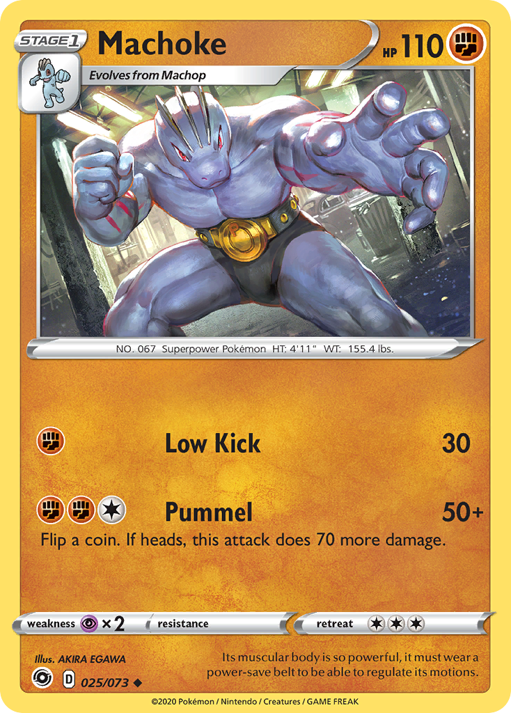Machoke 025  Champions Path - Uncommon