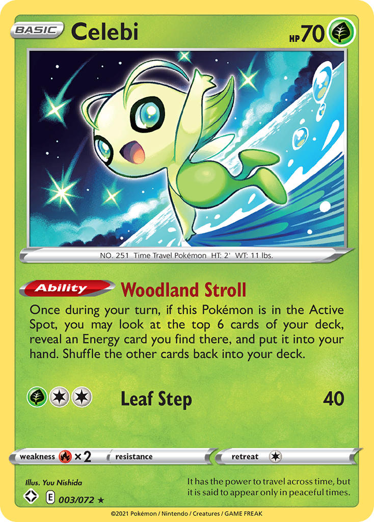 Celebi 003  Shining Fates - Rare