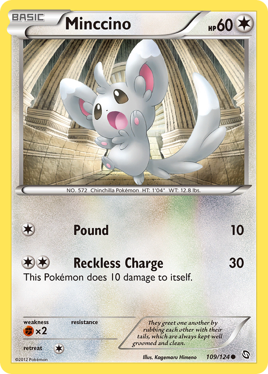 Minccino 109  Dragons Exalted - Common