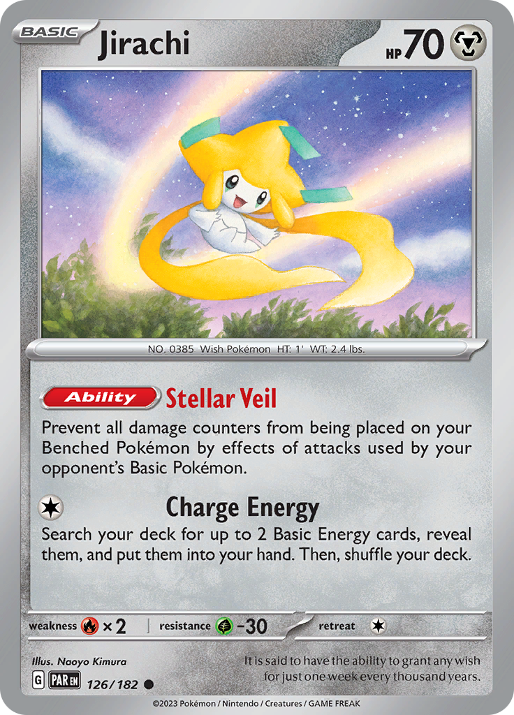 Jirachi 126  SV04 Paradox Rift - Common
