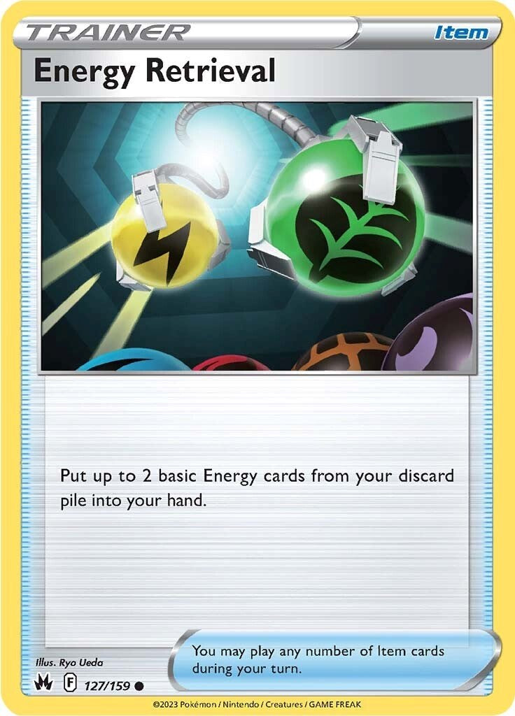 Energy Retrieval 127  SWSH Crown Zenith - Common