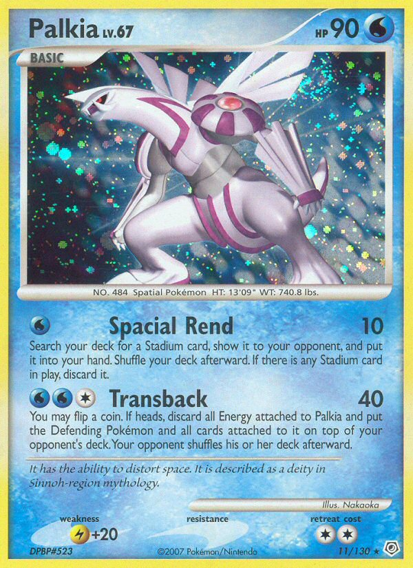 Palkia 011  - Holofoil Diamond and Pearl - Holo Rare