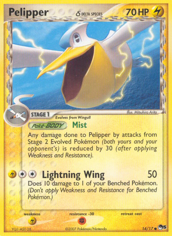 Pelipper (Delta Species) 014  POP Series 5 - Common