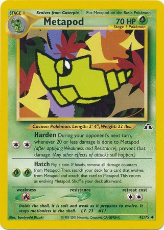 Metapod 042  - Unlimited Neo Discovery - Uncommon