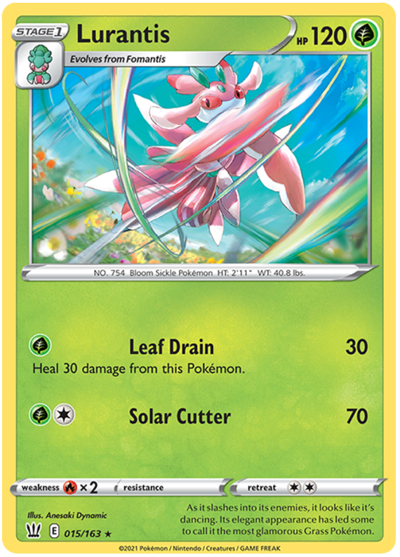 Lurantis 015  SWSH05 Battle Styles - Rare