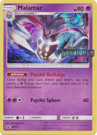 Malamar - SM117 (Prerelease) [Staff]  - Holofoil SM Promos - Promo