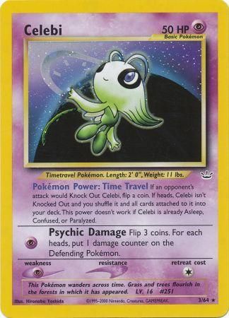 Celebi (3)  Neo Revelation - Holo Rare