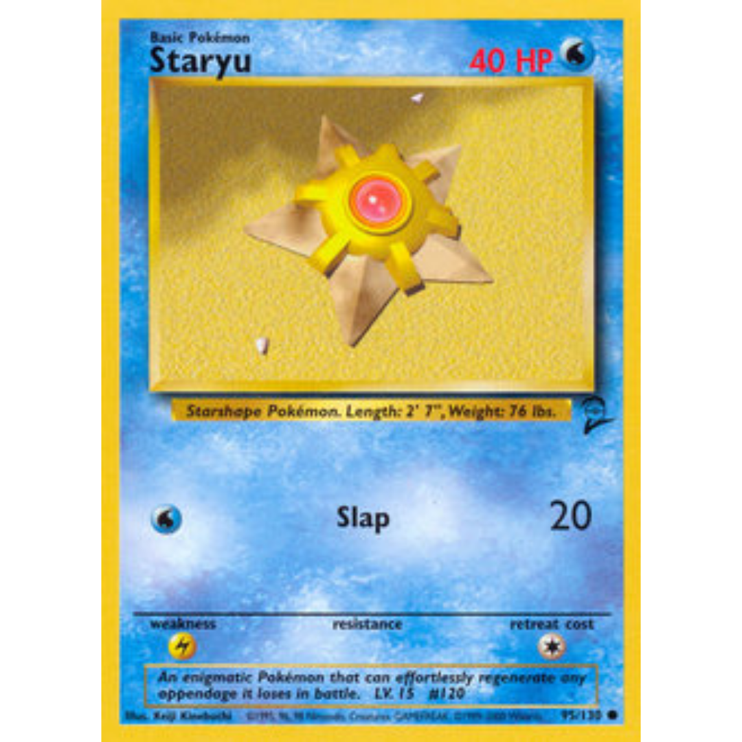 Staryu 095  Base Set 2 - Common
