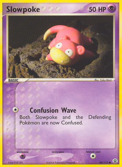 Slowpoke 080/112  FireRed & LeafGreen - Common