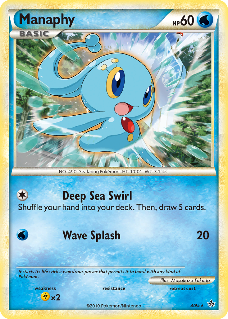 Manaphy  - Holofoil Unleashed - Holo Rare