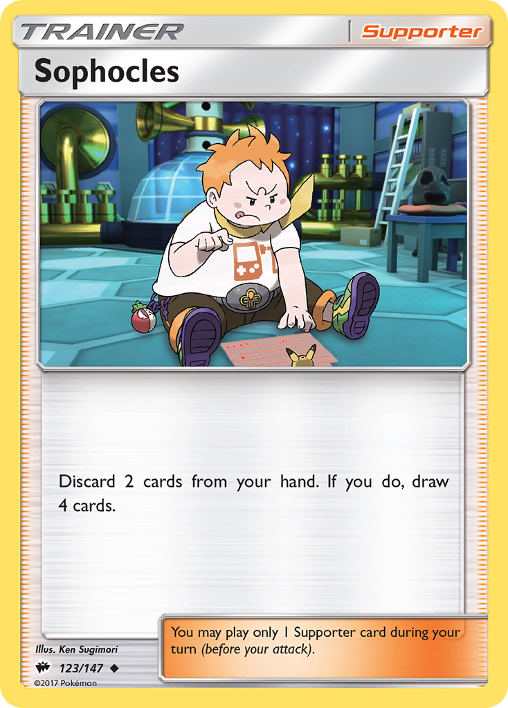 Sophocles 123  SM  Burning Shadows - Uncommon