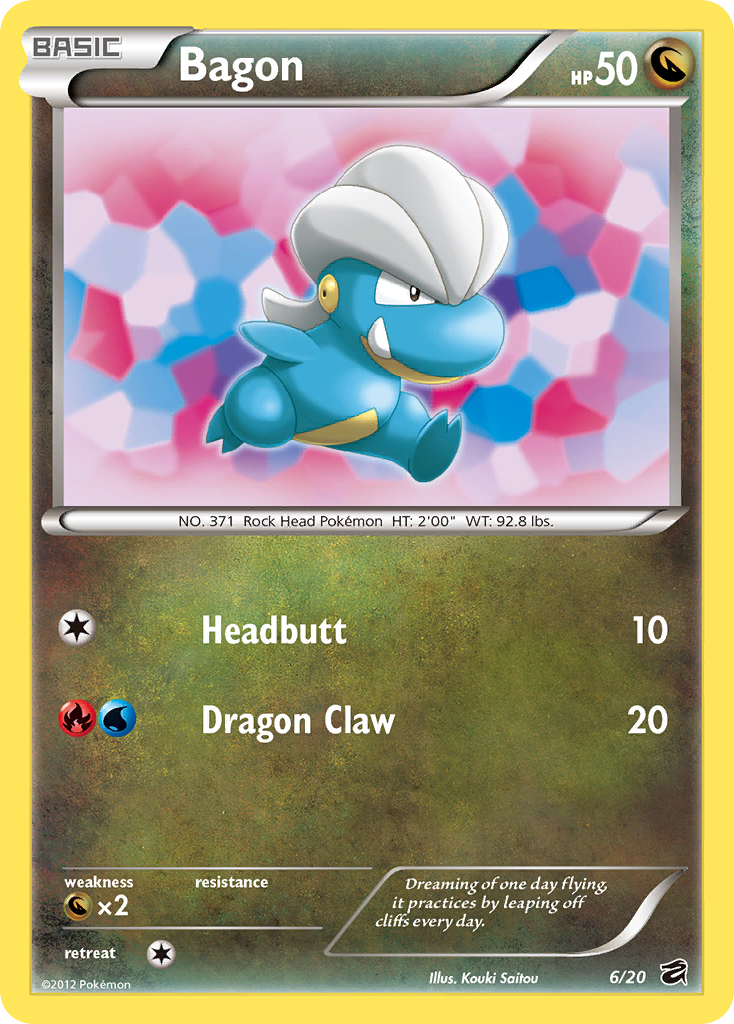 Bagon 006  - Holofoil Dragon Vault - Holo Rare
