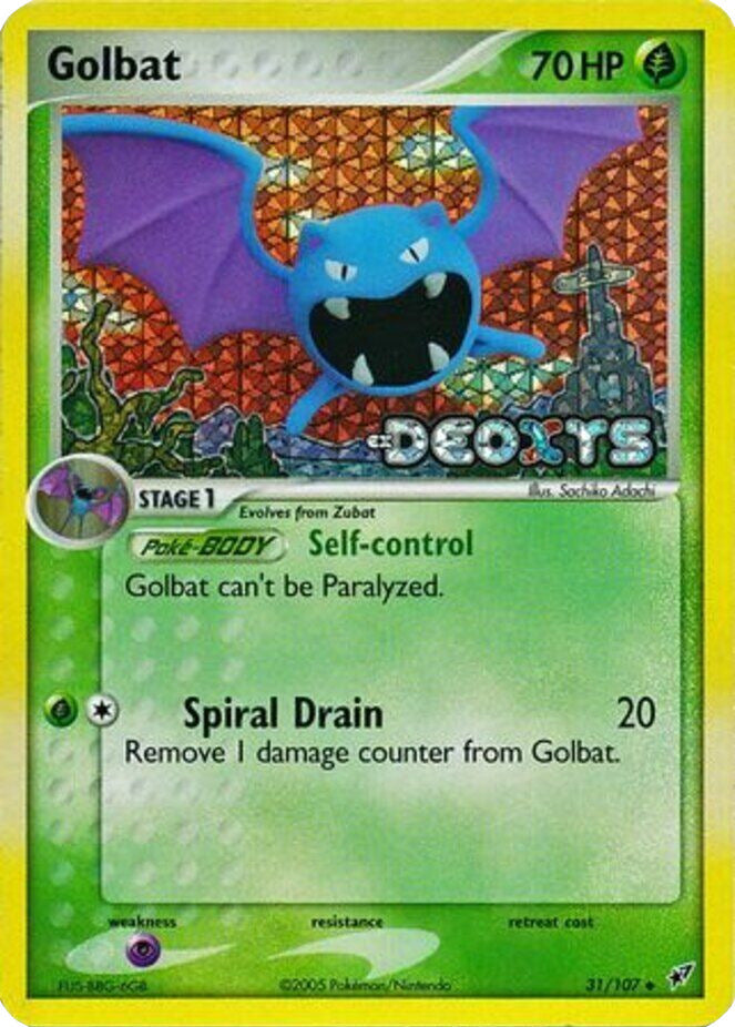 Golbat  - Reverse Holofoil Deoxys - Uncommon