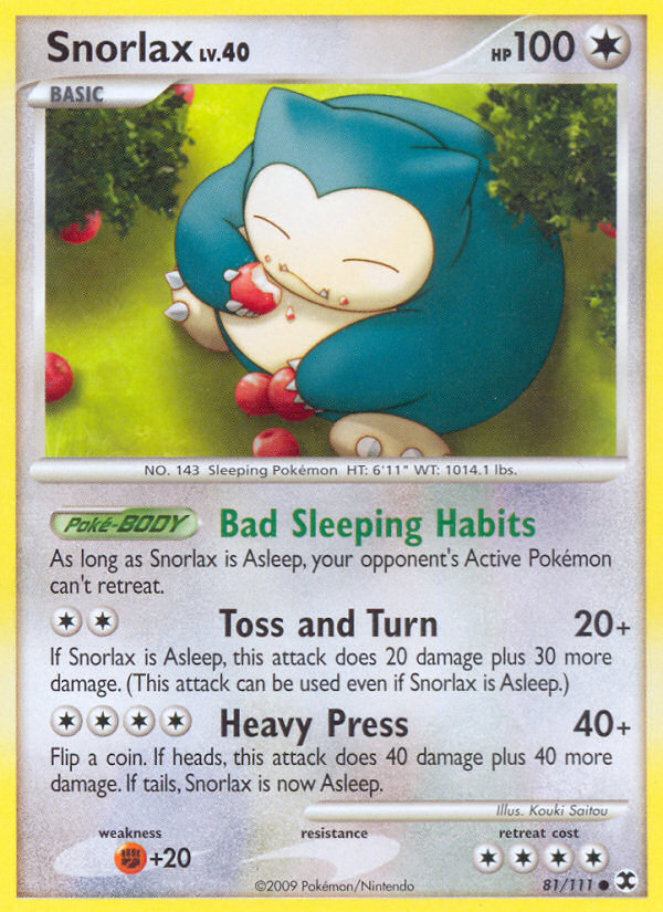 Snorlax (81) 081  Rising Rivals - Common
